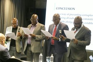 Mutapa mining bosses sign Anti-Corruption pledge
